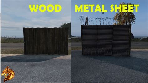 dayz how many sheet metal on wall|DayZ fence layout.